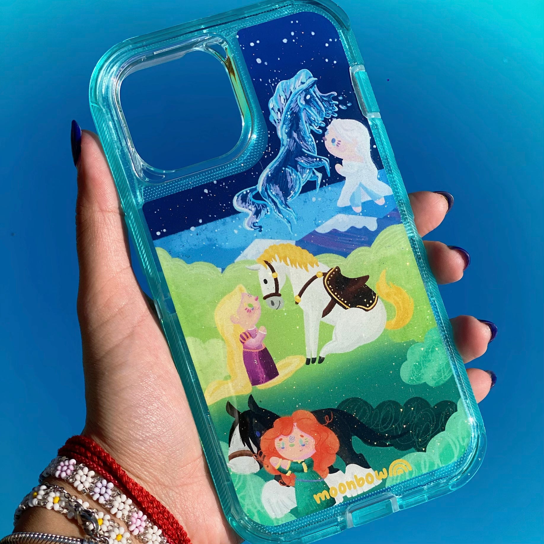 Realeza a Caballo🐴👸🏻 - Mérida (Valiente) Rapunzel Elsa